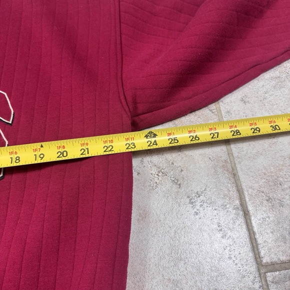 Vtg Starter San Francisco 49ers 90s Mens Large NFL Sweater Red Striped Logo - Picture 4 of 9